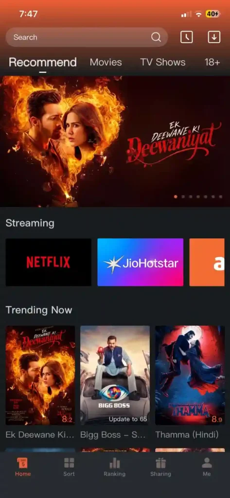 Neat Bill Movie App 1